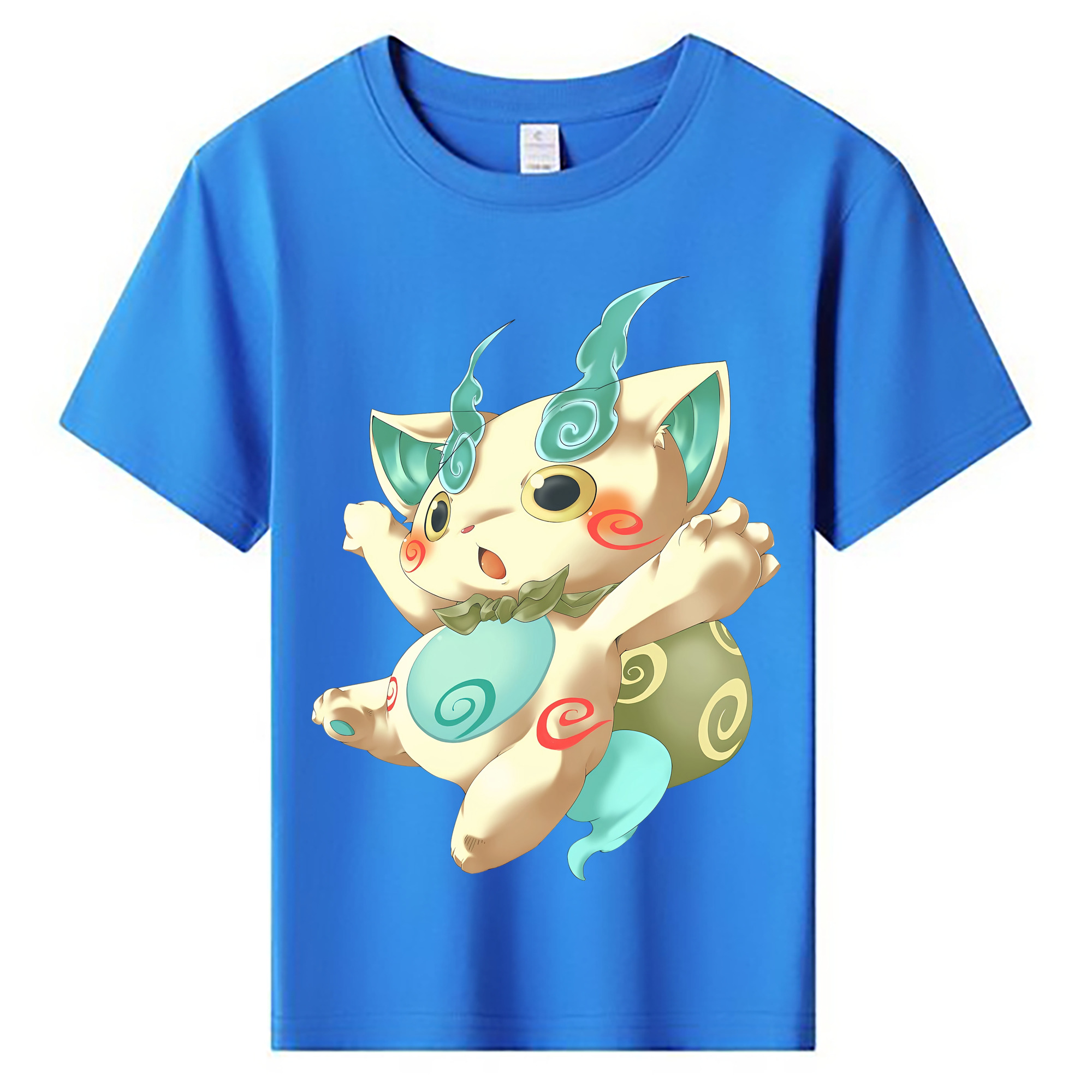 （画像用） 妖怪ウォッチ Yo-kai Watch 綿100％キッズTシャツ（フロントプリント）